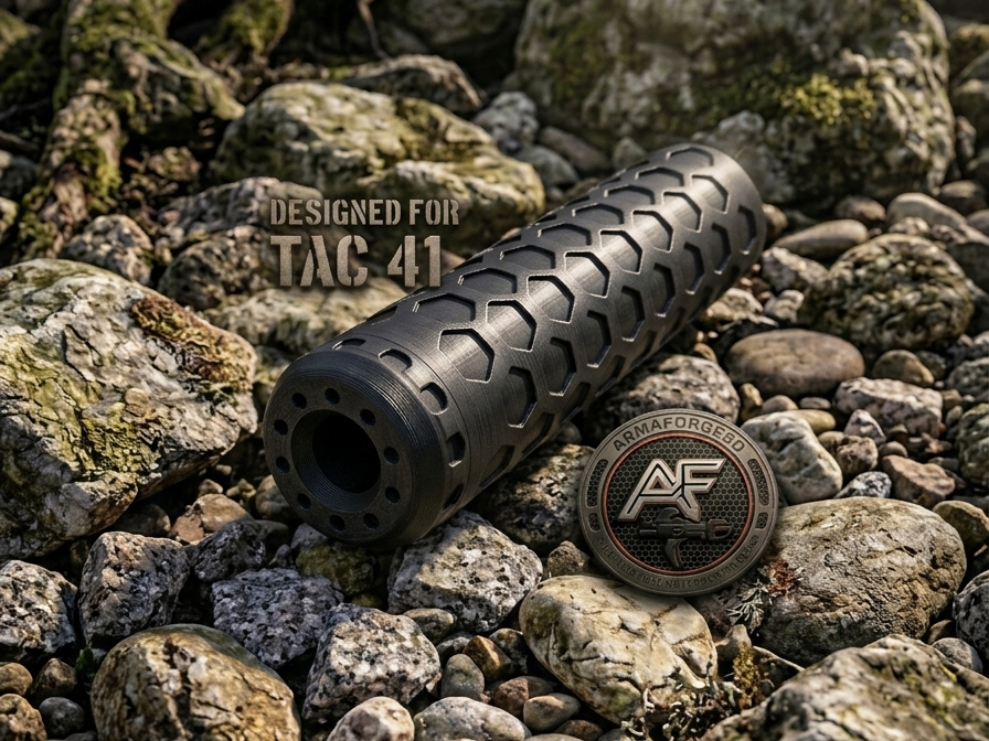 TAC-41 HEX SILENCER SUPPRESSOR (FOR SILVERBACK)