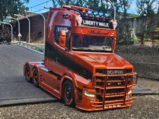 zonne klep tamiya scania 1:14 truck