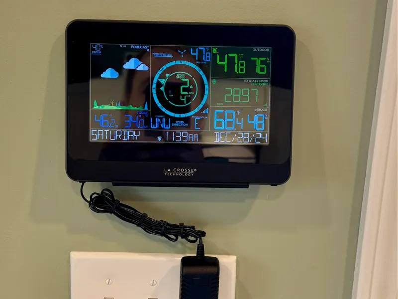 La Crosse Weather Station Wall Shelf Mount