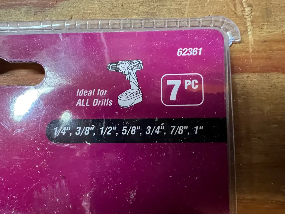 Gridfinity 7Piece Forstner Drill Bit Holder Remixed by Longracks Labs