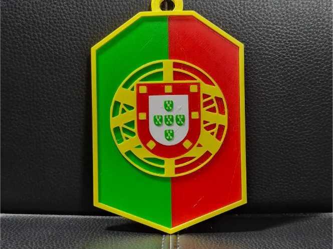 Portugal Oversized Necklace, Pendent, Chain
