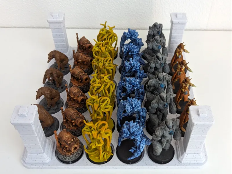 Magnetic Miniature Storage Tray (25mm, Gloomhaven)
