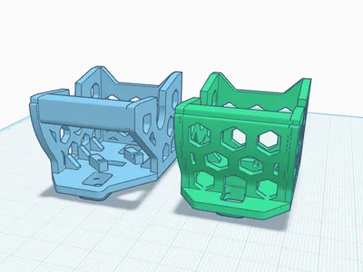 Replacement cradle for 2" window blinds