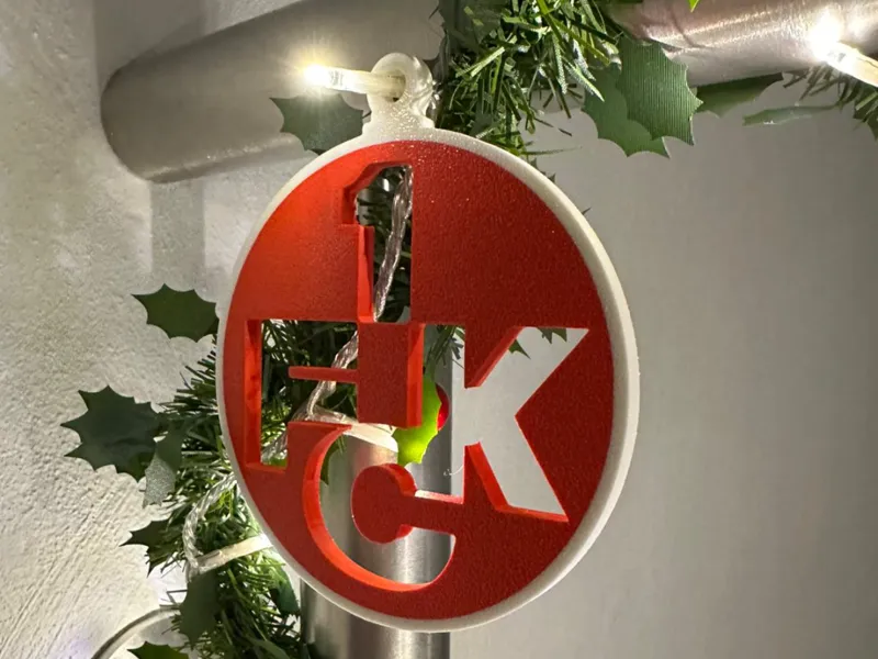 1. FCK Weihnachtskugel
