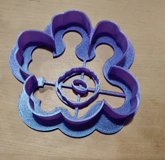 Flower like unikko gingerbread mold