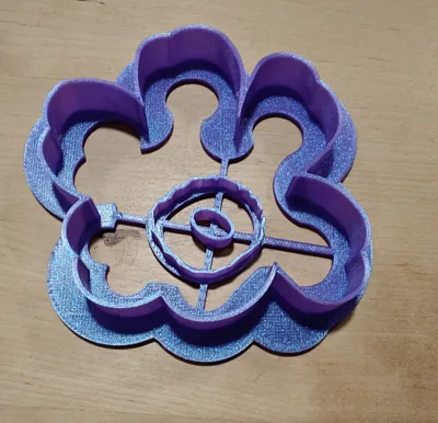 Flower like unikko gingerbread mold