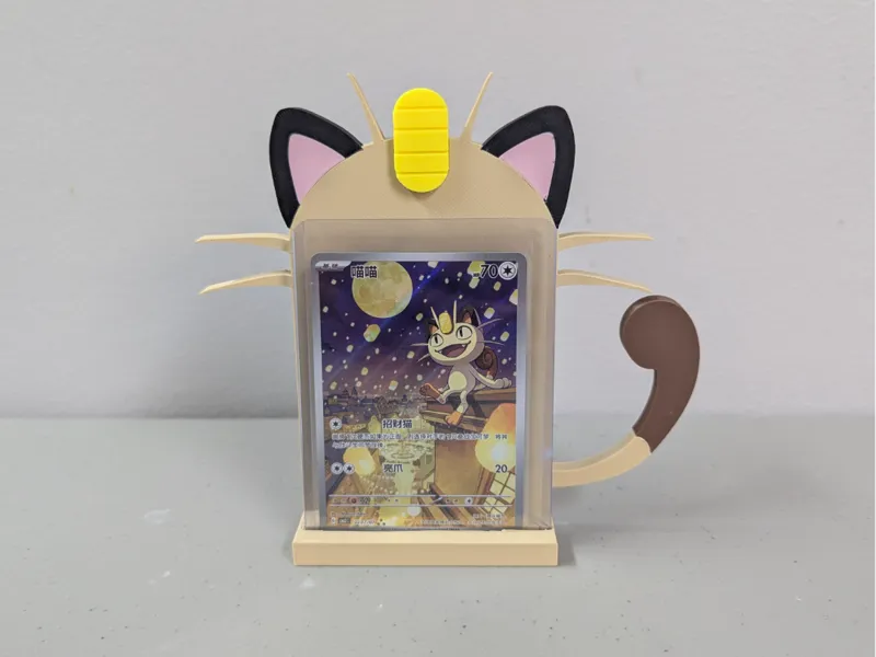Meowth Card Stand