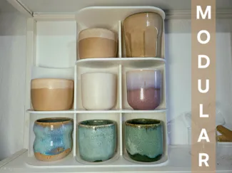 modular coffee cup shelf / Kaffeetassenregal 