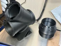 Raccord en Y de 4 pouces pour ventilation ou aspiration — photo 4
