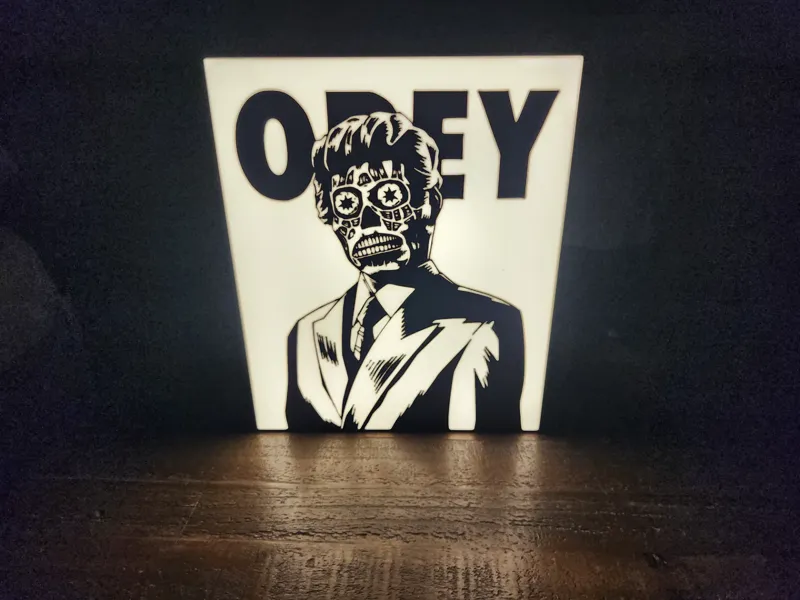 OBEY - They Live Lightbox