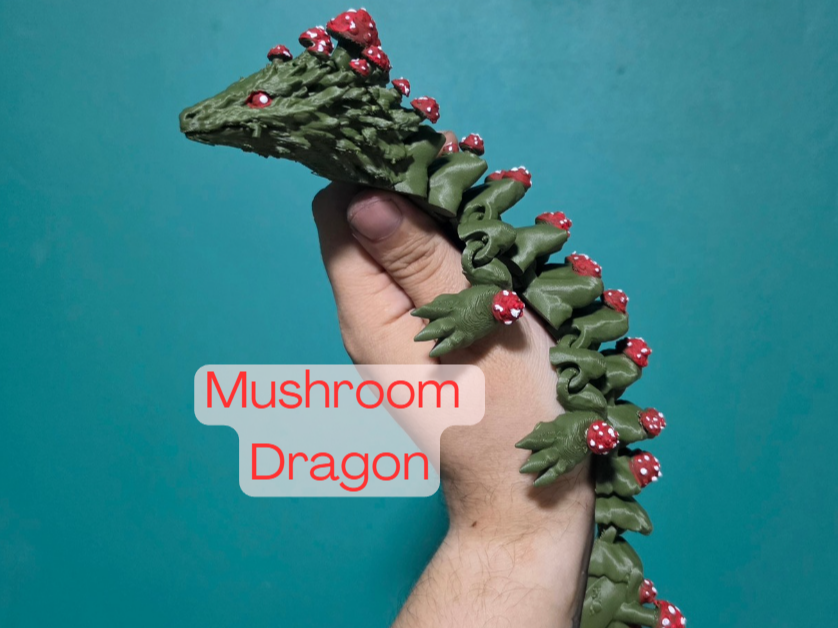 Articulated Mushroom Dragon - 1
