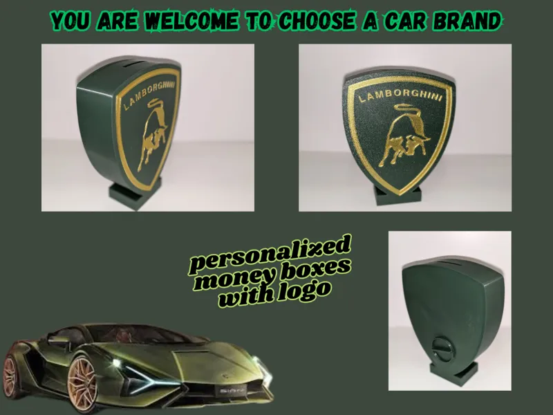 personalized logo money boxes 