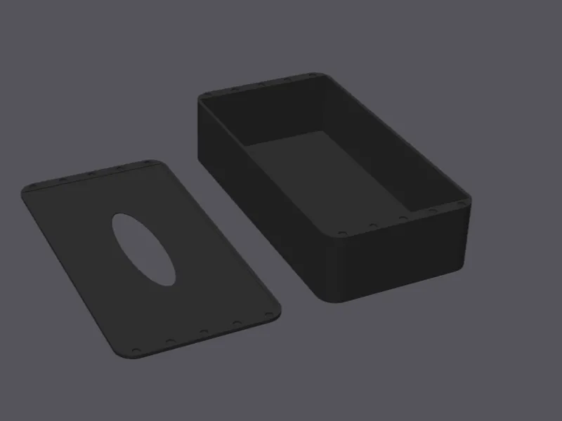 Magnetic Lid Tissue Box