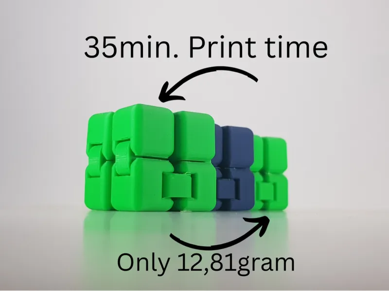 Snapcube/35min. Print time/12,81gram
