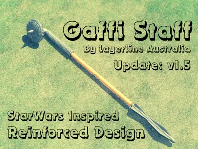 Gaffi Stick - Cosplay Battle Staff