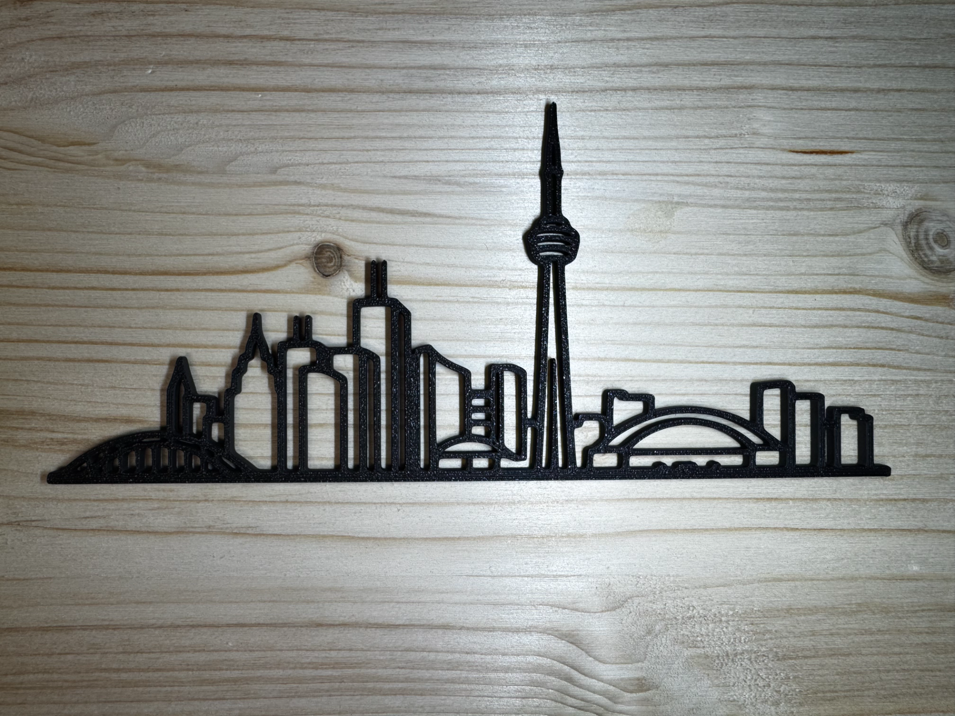 Toronto City Skyline – Minimalist Wall Art