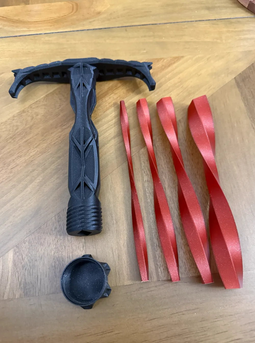 Collapsible Twisting Sword Mk2 Free 3d Print Model Makerworld