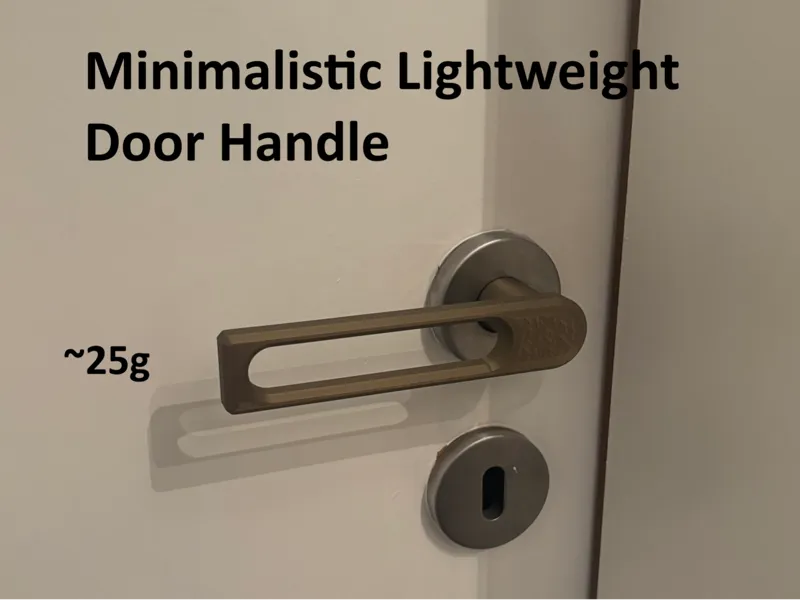 Minimalistic Lightweight Doorhandle