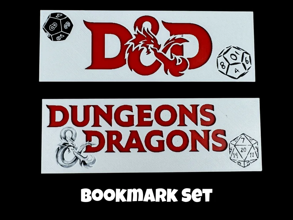 Dungeons and Dragons - Bookmark Set