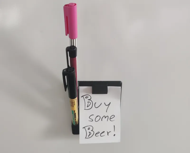 Fridge note holder