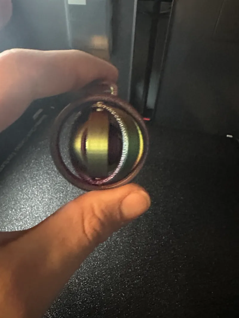 Print - In - Place Round Fidget Keychain Spinner