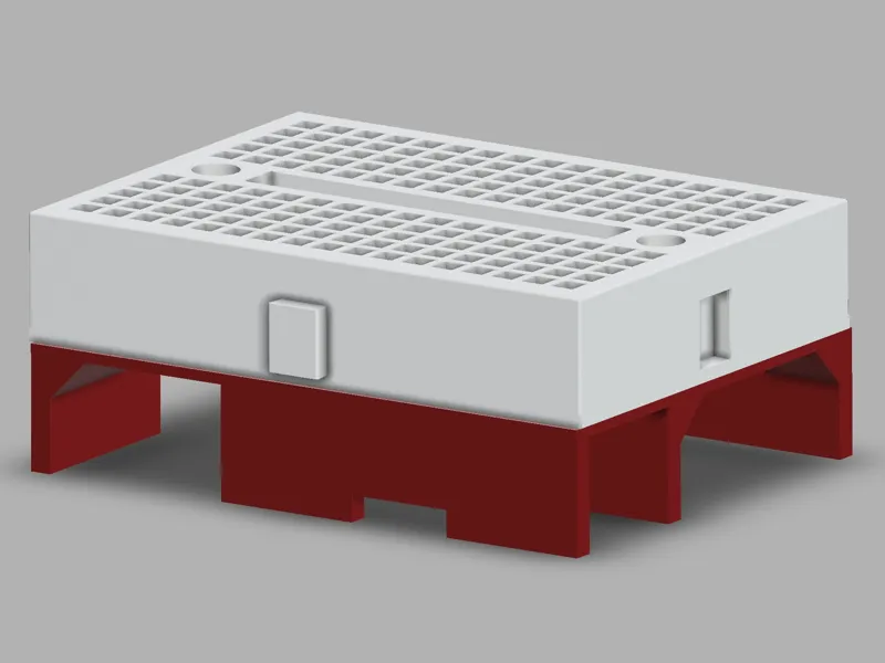Mini Breadboard holder for Arduino Uno