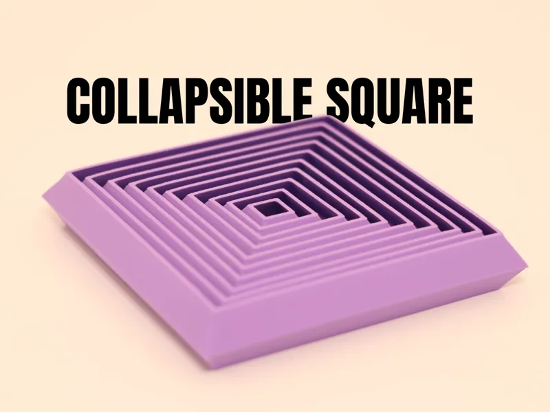 Collapsible Square Fidget - Simple