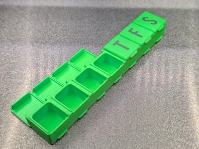 Smaller Pill Case - Print in Place