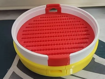 Round Stackable Detachable Perler Bead Upright Tray