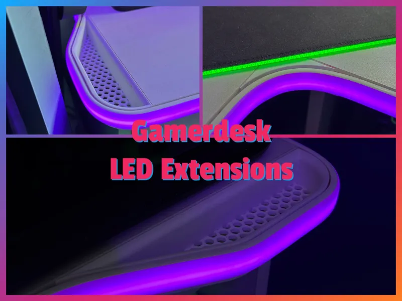 LED Strip Desk Extensions