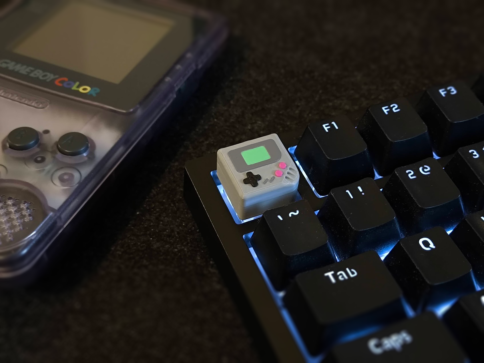 Miniatura 1 do modelo 3D Nintendo Gameboy Keycap