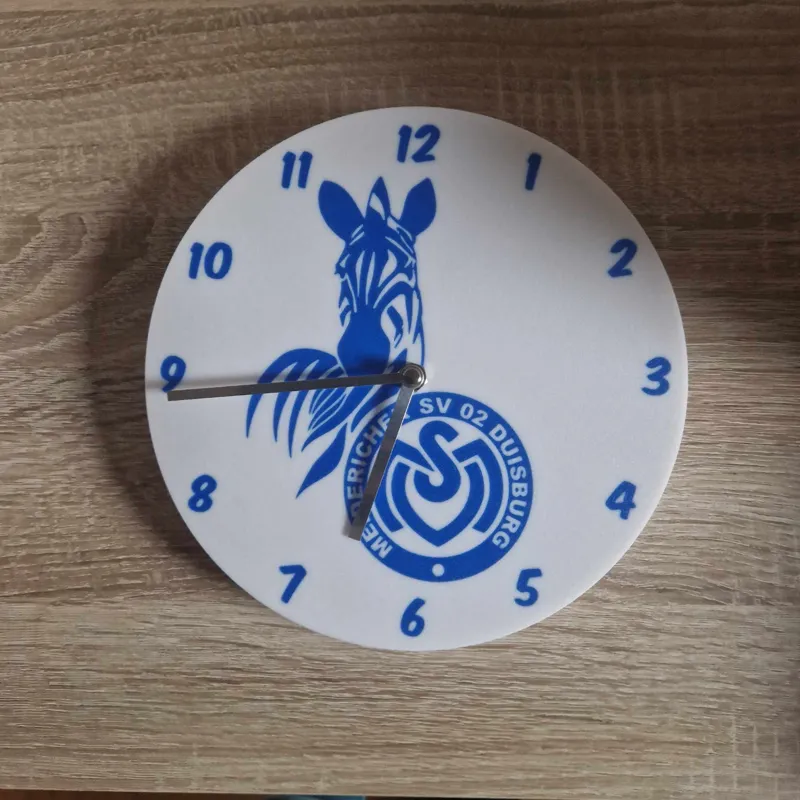 MSV Duisburg Uhr Clock