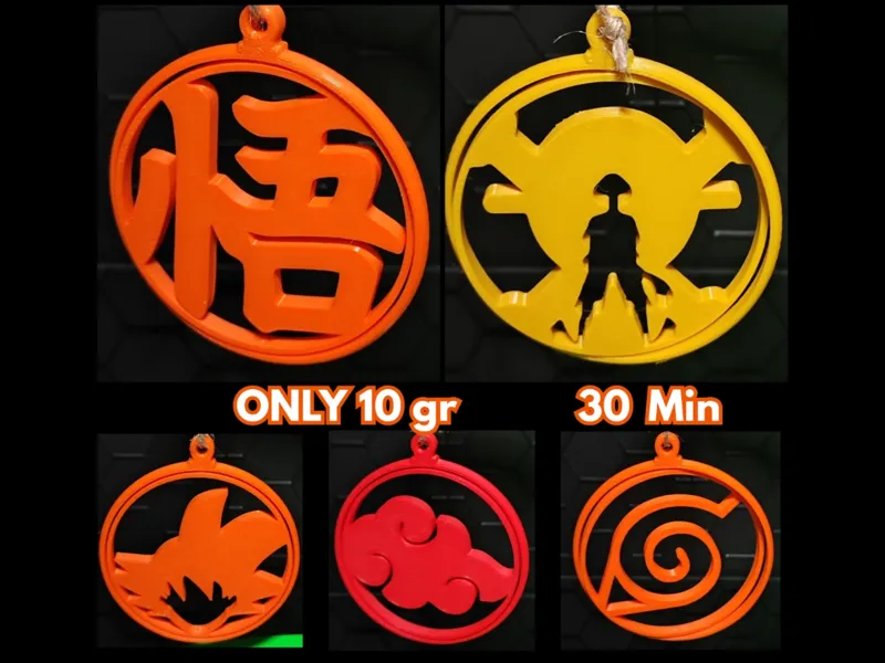 Anime Xmas Ornament Pack – Geek Tree Edition