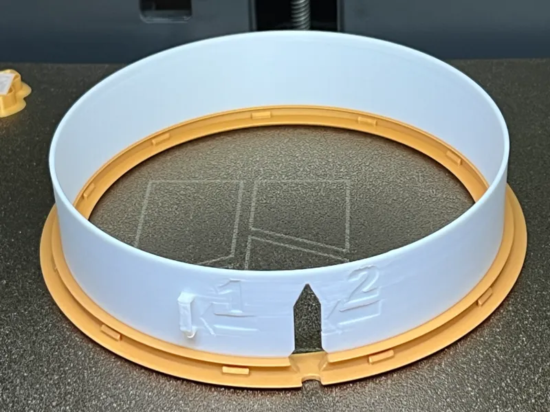 1m (3') LED strip holder for Mega One Ring