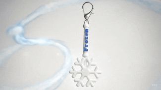 Frozen Elsa Magic Wand Keychain – Custom Name