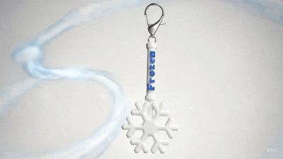 Frozen Elsa Magic Wand Keychain – Custom Name