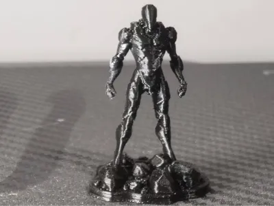 Apocalyptic Mecha Warrior 3D Desktop Figurine