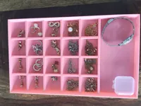 Organiseur à bijoux 20 petits compartiments + 1 grand — photo 2