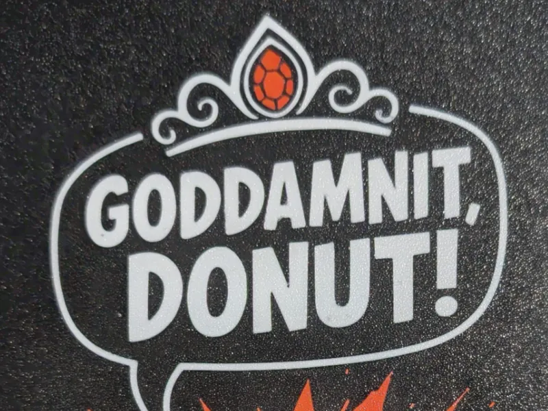 Doddamnit, Donut! Sign (Dungeon Crawler Carl)
