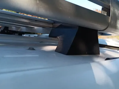 Canopy roof rack for basket.