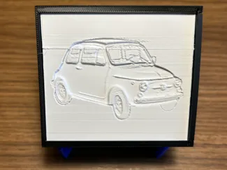 Litofania Fiat 500