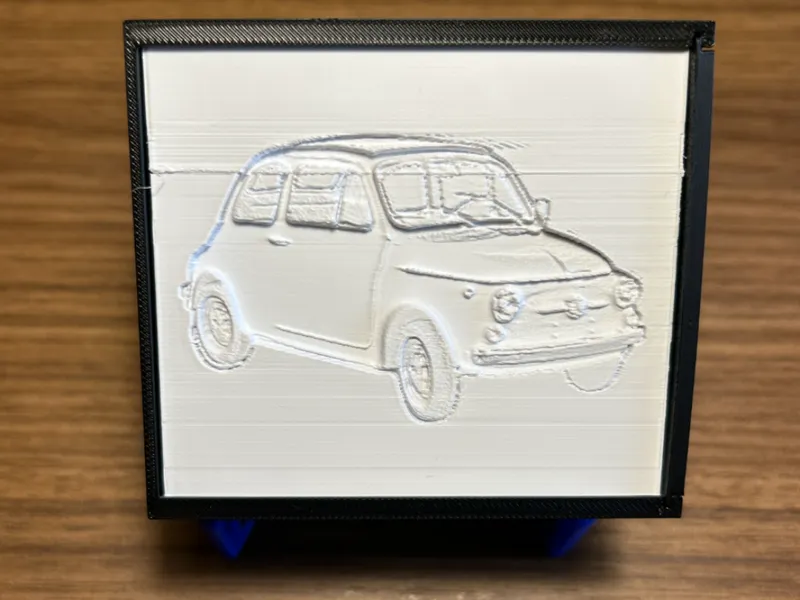 Litofania Fiat 500