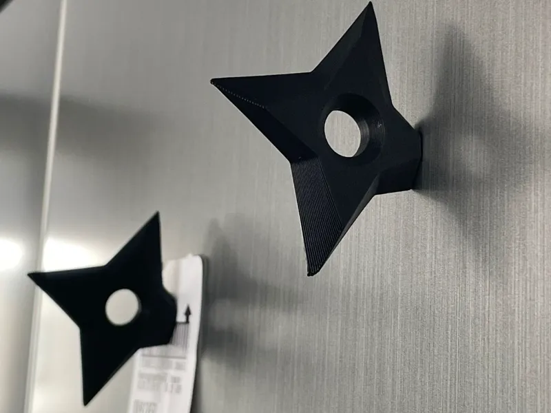 Shuriken fridge magnet