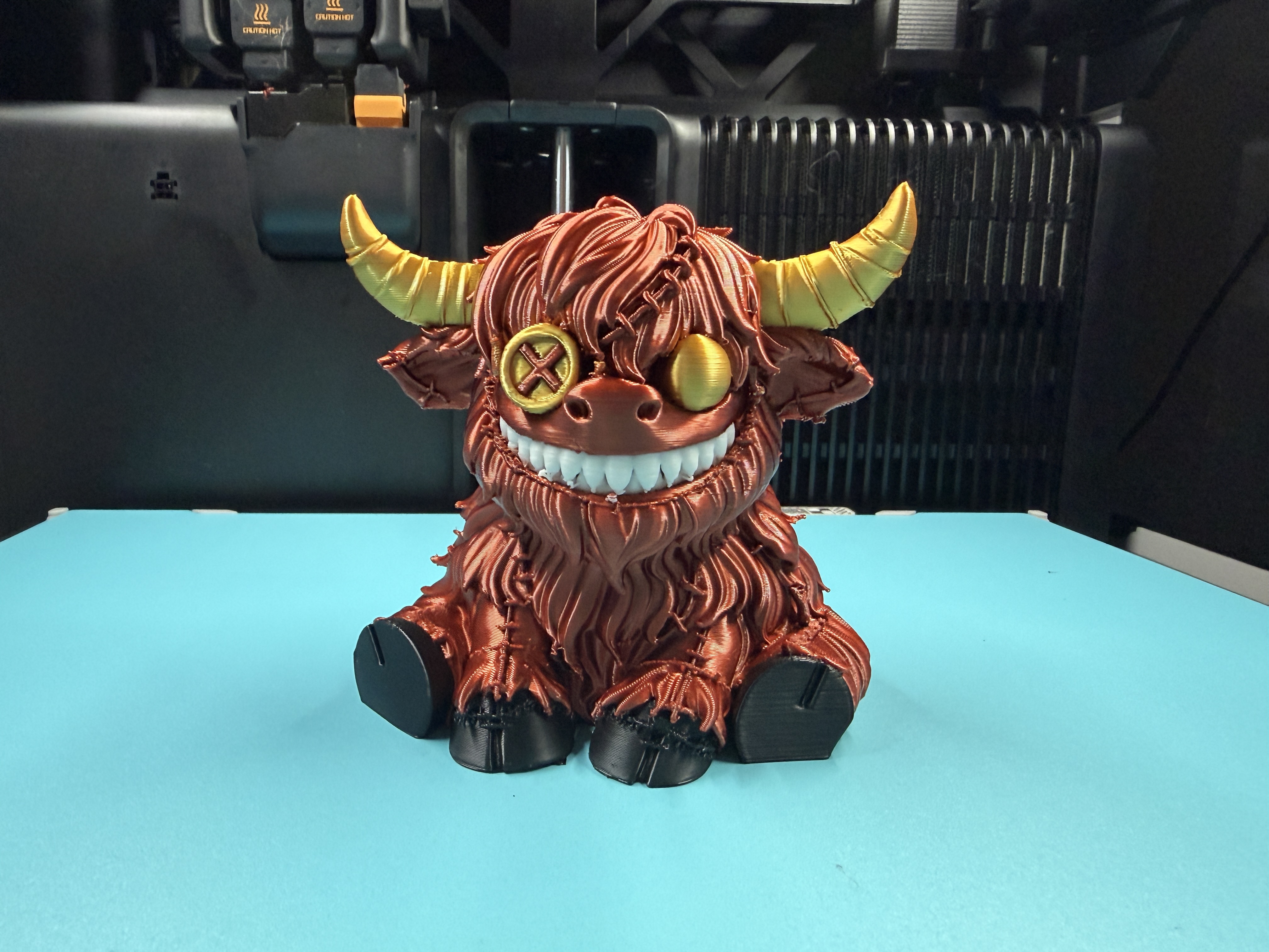 恐怖高地牛— 牛皮恶魔- 免费3D 打印模型- MakerWorld