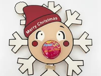 Merry Christmas Snowflake 3D Decoration