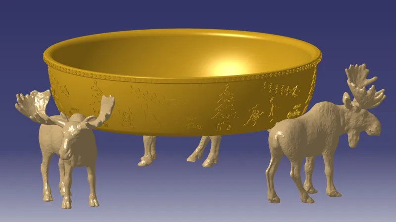 moose candy dish