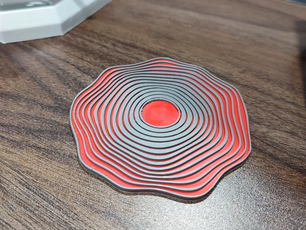 Impact Rings Coaster - Free 3D Print Model - MakerWorld