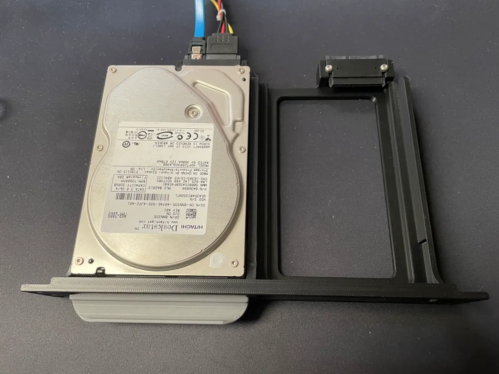 deep version 1U 10-inch rack hard drive enclosure - Free 3D Print Model ...