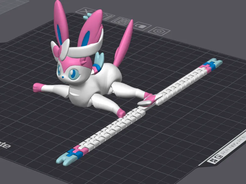 0700 Sylveon - flexible - articulado - pokemon