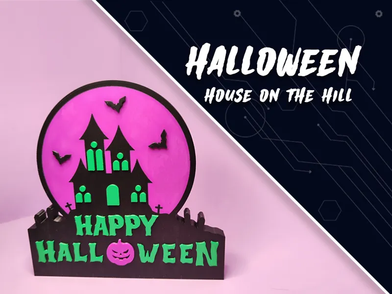 Happy Halloween House on the Hill